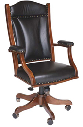 Executive-Desk-chair,-Black-Leather
